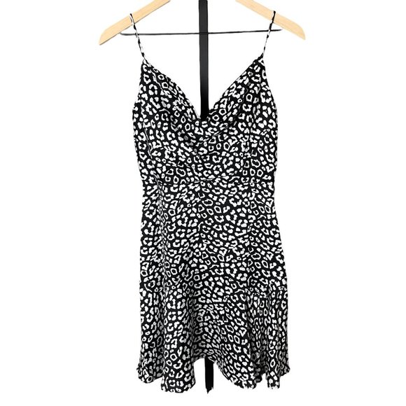 Willow Freddie Animal Print Mini Dress Black XS‎ - Picture 2 of 4